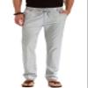 Sailwind Men's Drawstring Linen Pants Casual Summer Beach Loose Trousers view 1