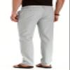 Sailwind Men's Drawstring Linen Pants Casual Summer Beach Loose Trousers view 2
