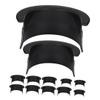 Anneome 12pcs Billiard Pocket Liner Replaceable Snooker Liners for Pool Table Appearance Protect Table Integrity Includes Middle