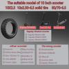 GYL 60/70-6.5 Scooter Tires10 Inch Solid Tyre, 10x2.50-6.5 Tubeless Tire Replacement for Segway Ninebot Max G2 G30 G30P G30LP Gotrax Eclipse Electric Scooter Rubber Honeycomb Wheel Black 1 Pcs view 2