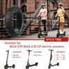 GYL 60/70-6.5 Scooter Tires10 Inch Solid Tyre, 10x2.50-6.5 Tubeless Tire Replacement for Segway Ninebot Max G2 G30 G30P G30LP Gotrax Eclipse Electric Scooter Rubber Honeycomb Wheel Black 1 Pcs view 3