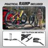 CyberRack E2 Hitch eBike Rack with Ramp  2-Bike Electric Bike Carrier, 200 lb Capacity, Foldable Platform Mount for Cars, Trucks, SUVs, Vans & RV with 2 Receiver, Fits Up to 5 Fat Tire E-Bikes view 3