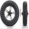 GYL 8.5 Inch Solid Tire, 50/75-6.1 Scooter Wheel Replacement for Xiaomi M365 Pro Pro 2 Electric Scooter, 8.5 Inch Hub Tyre Honeycomb Rear Wheel for M365 view 2