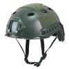 Airsoft PJ Type Tactical Paintball Fast Military Helmet with Front NVG Mount and Side Rail Breathable Vent Holes for Cosplay Outdoor Activities view 1