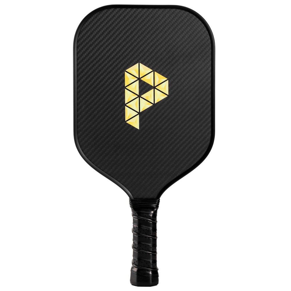 ERSZOO Pickleball Paddles 3K Carbon Friction Textured Carbon Fiber Surface (CFS) High Grit & Spin, USA Pickleball Approved, 16MM Polypropylene Honeycomb Core, Antislip Sweat-Absorbing Grip, PB-CF-01