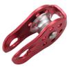 Luejnbogty 2 pcs Rock Pulley Rope Tree Climbing Climber Arborist Fixed Pulley Red view 2