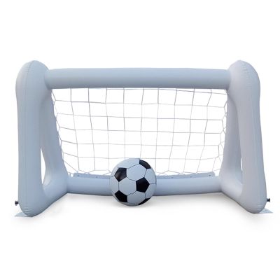 EERSTA Inflatable Football Goal, Portable Grass Football Net, Outdoor Children's Football Pole Training Wall, Free Football