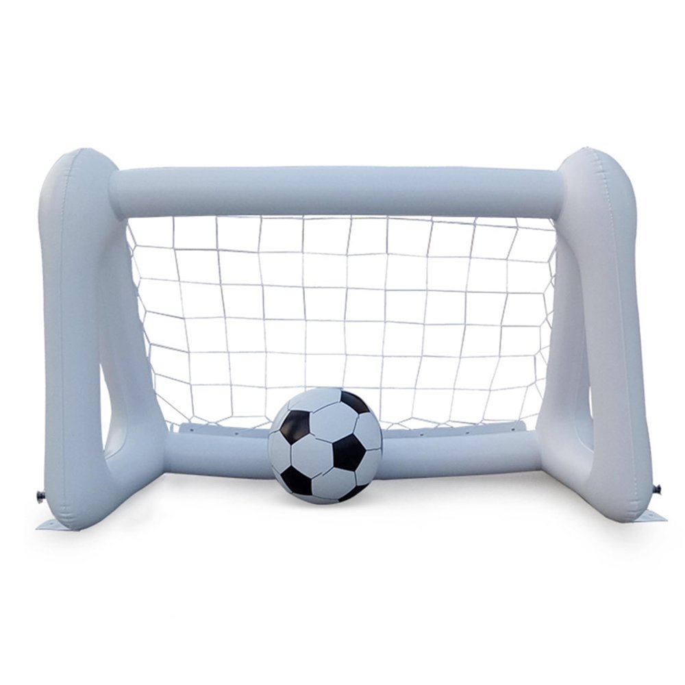 EERSTA Inflatable Football Goal, Portable Grass Football Net, Outdoor Children's Football Pole Training Wall, Free Football