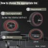 GYL 10 Inch Solid Tire: 10x2.0/2.125 Electric Scooter Rubber Tyre, 50/75-6.1 Tubeless Tyre for Xiaomi M365/Gotrax G4/XR Tire Replacement 10 In Front Rear Offroad Wheels Red 2 Pcs view 2