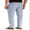 Sailwind Men's Drawstring Linen Pants Casual Summer Beach Loose Trousers view 2