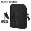 Admin Molle Pouch, Tactical General Purpose Utility Accessories Pouches EDC Gp Pouch for Vest as Expanded Storage Bag view 4