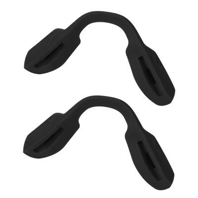 Alphax Black Replacement Nose pads Nosepieces Fit for Oakley Metalink OX8153 Sunglasses - 2 Pcs