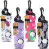 Chivao 4 Pieces Golf Tee Holder Golf Ball Carry Bag Pouch Ball Holder Keychain Belt Clip Gifts Accessories(White, Gray, Pink,Vintage) view 1