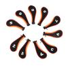 HERCHR Golf Headcover Set, 10 Pcs Iron Golf Head Cover with Zipper Golf Club Protective Gear Sports Fan Golf Equipment for Most Golf Clubs(Orange) view 1