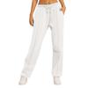 Baggy Wide Leg Fleece Sweatpants for Womens High Waist Joggers with Pockets Lounge Pants Baggy Drawstring Athletic Sweat Pants Fleece Lined Sweatpants Women Y2k Clothes Fleece Joggers Pants view 1