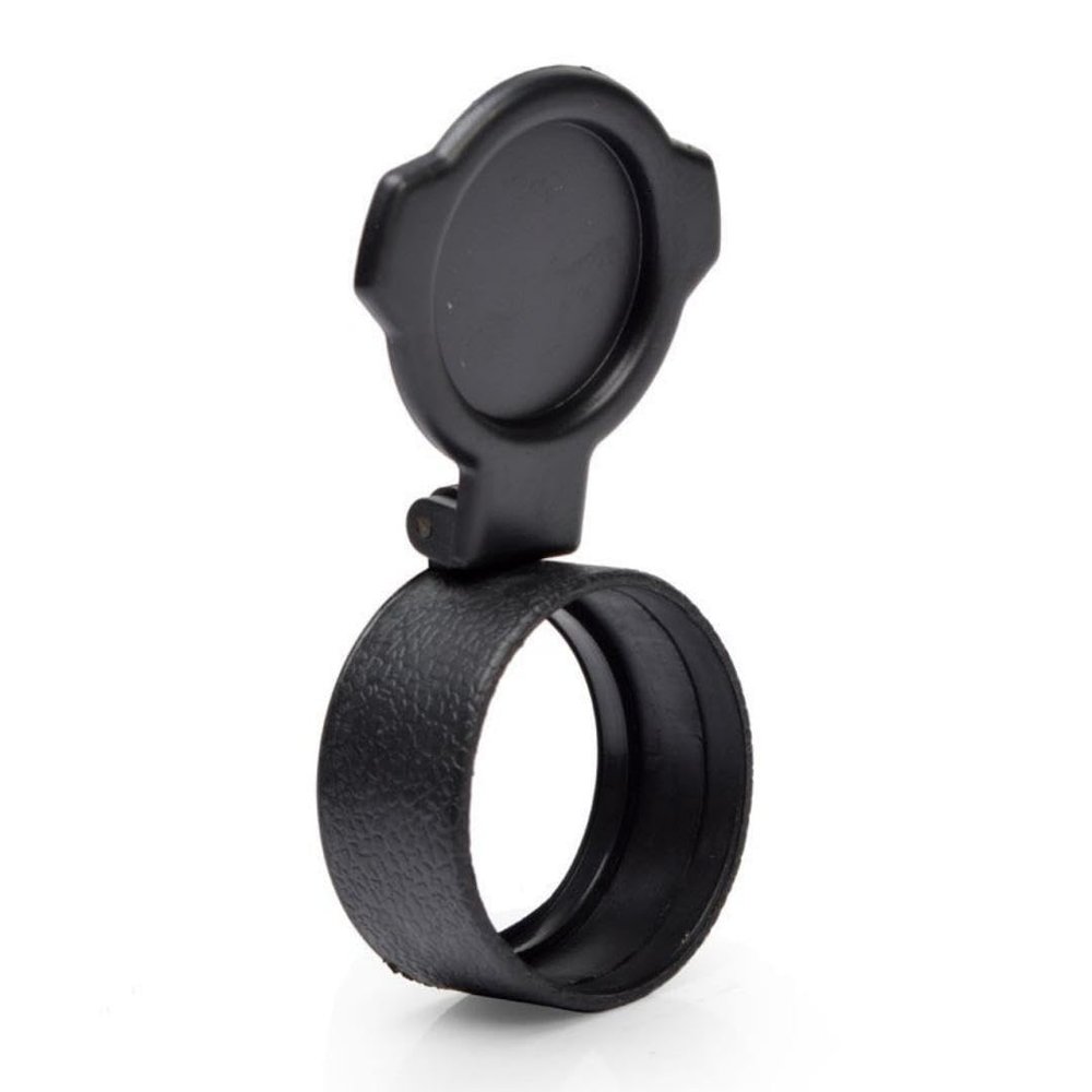 Leather Texture Optical Lens Protective Cover Single Tube Telescope Dust Cover Aiming Scope Scratch Resistant Rebound Cover 30-66MM Diameter