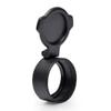 Leather Texture Optical Lens Protective Cover Single Tube Telescope Dust Cover Aiming Scope Scratch Resistant Rebound Cover 30-66MM Diameter view 1