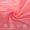EXARUS 4 Pack Girls Running Athletic Shorts Low Rise 2.5 inch Elastic Waisted Sports Active Dolphin Shorts Side Slit Kid 6-14Y view 4
