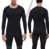 Men's Thermal Compression Shirts Long Sleeve Athletic Running Gear Undershirt Base Layer for Winter Cold Weather view 3