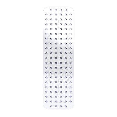 STOMPGRIP Premium All-Purpose 3D Griptape | Strips | Super Volcano | 3D Design | Universal Fit | Clear