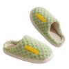 acquo House Slippers Plush Cotton Slippers Autumn and Winter Slippers Home Indoor Wool Slippers Warm Slippers Non Slip Wool Slippers Cotton Slippers (Color : B, Size : 6.5-7) view 1
