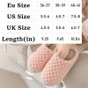 acquo House Slippers Plush Cotton Slippers Autumn and Winter Slippers Home Indoor Wool Slippers Warm Slippers Non Slip Wool Slippers Cotton Slippers (Color : B, Size : 6.5-7) view 2