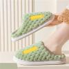 acquo House Slippers Plush Cotton Slippers Autumn and Winter Slippers Home Indoor Wool Slippers Warm Slippers Non Slip Wool Slippers Cotton Slippers (Color : B, Size : 6.5-7) view 3