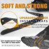 Frelaxy Leg Gaiters Ultra HIGH-Performance Hunting Gaiters, 100% Waterproof Hiking Gaiters with Upgraded Rubber Foot Strap, Adjustable Snow Boot Gaiters (Jet Black,XL) view 3