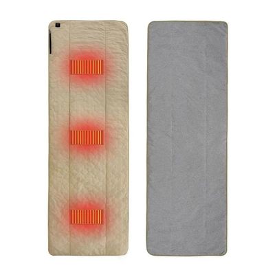 SUYUDD USB Heated Sleeping Bag Pad Camping Heated Blanket with 3 Heating Zones Cold Weather Heated Sleeping Bag Liner for Home Office Car Camping Fishing, 180*60cm