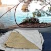 SUYUDD USB Heated Sleeping Bag Pad Camping Heated Blanket with 3 Heating Zones Cold Weather Heated Sleeping Bag Liner for Home Office Car Camping Fishing, 180*60cm view 2