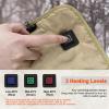 SUYUDD USB Heated Sleeping Bag Pad Camping Heated Blanket with 3 Heating Zones Cold Weather Heated Sleeping Bag Liner for Home Office Car Camping Fishing, 180*60cm view 4