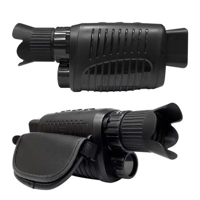 FUIBEJAE Pilot Pro Night Vision 5X Infrared Monocular Monocular, Infrared Monoculars with Night Vision Videos and Playback Function for Outdoor