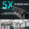 FUIBEJAE Pilot Pro Night Vision 5X Infrared Monocular Monocular, Infrared Monoculars with Night Vision Videos and Playback Function for Outdoor view 2