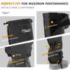 Frelaxy Leg Gaiters Ultra HIGH-Performance Hunting Gaiters, 100% Waterproof Hiking Gaiters with Upgraded Rubber Foot Strap, Adjustable Snow Boot Gaiters (Jet Black,M), Medium view 4