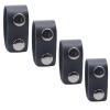 IASINN 4Pcs Belt Keepers,Keeper PU Tactical Belt,Double Snaps Belt,Police Military Equipment Accessories view 1