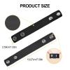 IASINN 4Pcs Belt Keepers,Keeper PU Tactical Belt,Double Snaps Belt,Police Military Equipment Accessories view 2