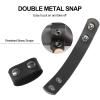 IASINN 4Pcs Belt Keepers,Keeper PU Tactical Belt,Double Snaps Belt,Police Military Equipment Accessories view 3