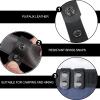 IASINN 4Pcs Belt Keepers,Keeper PU Tactical Belt,Double Snaps Belt,Police Military Equipment Accessories view 4
