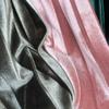 ebossy Women's Fall Winter High Wasit Ankle Length Velvet Maxi Long Pleated Skirt (XL, Pink) view 4