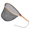 Dewedrt Fly Fishing Landing Net Wooden Handle Nylon Landing Handle Trout Mesh Fish Catch Release Scoop Fishing Tool view 1