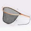 Dewedrt Fly Fishing Landing Net Wooden Handle Nylon Landing Handle Trout Mesh Fish Catch Release Scoop Fishing Tool view 2