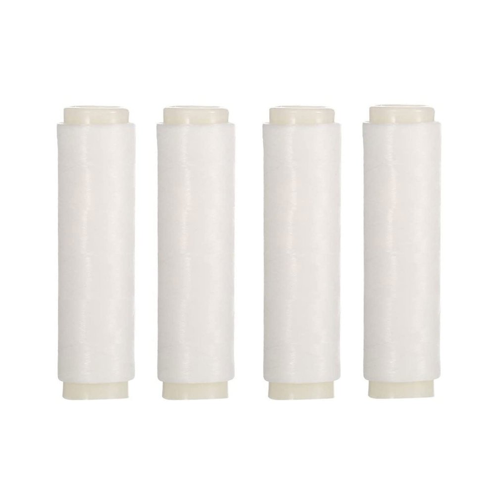 4Pcs Bait Wrap Thread 0.15mm 656ft Per Spool No Knots Required Bait Keeper Stretchy Invisible Line Elastic Twined String Nylon Fishing Line Fishing Bait Thread Clear Fishing String Line Stretchy Fish