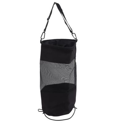 UPQRSG Portable Boat Trash Can, Outdoor Boats Trash Container, Collapsible Reusable Mesh Trash Bags, Large Boat Garbage Can, Boating Equipment for Boat Fishing