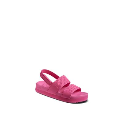 Reef Kids' Water Vista Platform Sandal, Water Friendly, Adjustable Strap, Hot Pink, 5