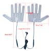 USB Heated Gloves Pad Hand Warmer Film Pads Five Finger Hand Heating Pads For Winter Outings Warmth Hand Shaped Heating Pad Adjustable Temperature Hand Warmer Energy Saving Hand Heating Pad Hand view 2