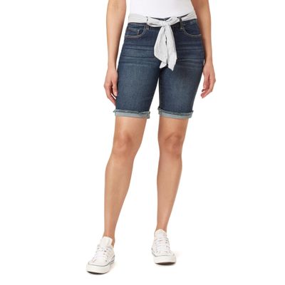 Angels Forever Young Women's 9" Signature Belted Bermuda, Edmonton, 12