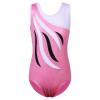 BAOHULU Gymnastics Leotard for Girls Shiny Diamond Metallic Practice Dancewear B179_Pink_12A