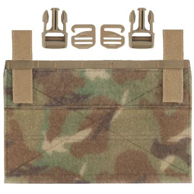 Aekvinks Tactical Gear Crye Precision Front Panel Hook and Loop Placard Platform With Buckle Tactical Vest Adaptive Accessory Plate Board 9.6 * 6.3'' Camo