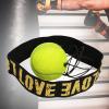 Boxing Reflex Ball Headband Set Reflex Punching Ball Adjustable Headband for Fitness, 60g Tennis Ball view 4