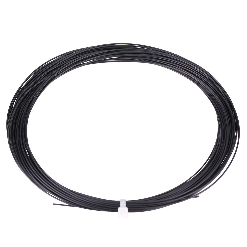 Gavigain Badminton Racket String,10m Resistant Nylon High Flexibility Badminton Racket Racquet String Line (Black)